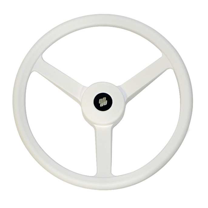 Колесо рулевое Ultraflex 335мм белое ударопрочный термопластик (V.32W)